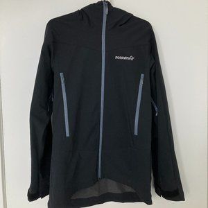 Norrøna dark grey windstopper hybrid jacket, size M